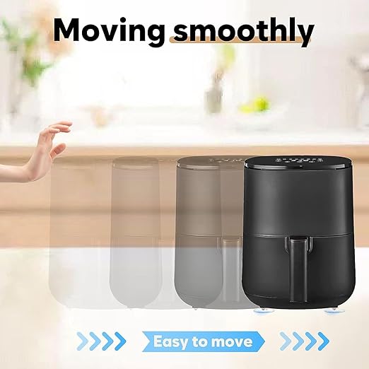 Caster Wheel Self Adhesive Caster Wheel 360° Swivel Wheels for Furniture,  Small Appliance, DIY Modification Moving Table Heavy Duty Caster Wheels (White)