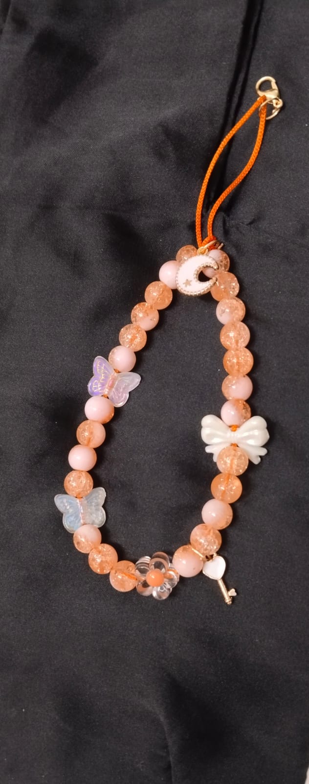 Kivora Phone Charm, Detachable Phone Wrist Strap, Hands-Free Keychain, Clip & Go for Mobile - Adjustable Chain Lanyard, Phone Case Accessories for Women Girls