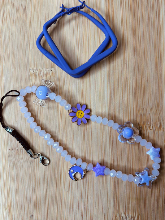 Kivora Phone Charm, Detachable Phone Wrist Strap, Hands-Free Keychain, Clip & Go for Mobile - Adjustable Chain Lanyard, Phone Case Accessories for Women Girls