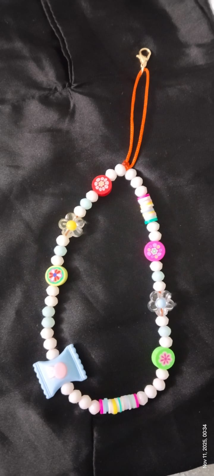 Kivora Phone Charm, Detachable Phone Wrist Strap, Hands-Free Keychain, Clip & Go for Mobile - Adjustable Chain Lanyard, Phone Case Accessories for Women Girls